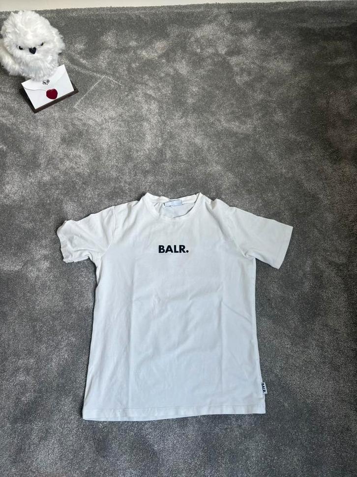 Wit Balr shirtje kinderen, Kleding | Heren, T-shirts, Zo goed als nieuw, Overige maten, Wit, Ophalen of Verzenden
