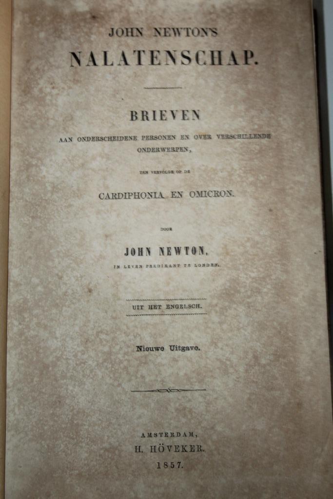 John Newton's nalatenschap. Brieven (1857), Boeken, Godsdienst en Theologie, Gelezen, Christendom | Protestants, Ophalen of Verzenden