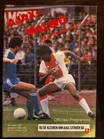 Ajax - Malmö 1/4 finale EC 2 18 maart 1987, Verzamelen, Ophalen of Verzenden, Gebruikt, Ajax, Overige typen