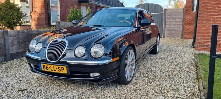 Jaguar S-Type 4.2 V8 Sport AUT 2003 Zwart, Auto's, Jaguar, Particulier, S-Type, Airbags, Airconditioning, Alarm, Boordcomputer
