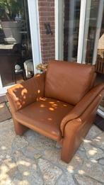 Mooie leren fauteuil, Huis en Inrichting, Fauteuils, Ophalen, Zo goed als nieuw, 75 tot 100 cm, 50 tot 75 cm
