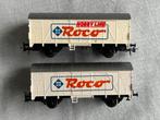 2 Roco gesloten goederenwagons, Gebruikt, Gelijkstroom, Wagon, Ophalen of Verzenden