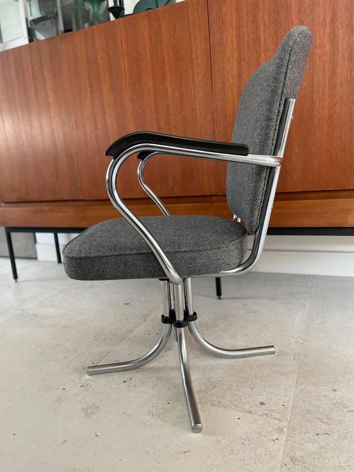 Gispen by Paul Schuitema (refurbished), Huis en Inrichting, Bureaustoelen, Zo goed als nieuw, Bureaustoel, Grijs, Ophalen