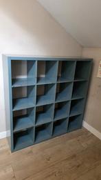 16 vakkenkast, ikea kallax kast zeegroen, Huis en Inrichting, Ophalen, 25 tot 50 cm, 100 tot 150 cm, 100 tot 150 cm