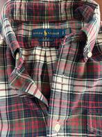 Ralph Lauren ruit blouse maat S 36 slim fit kerst rood, Ophalen, Zo goed als nieuw, Rood