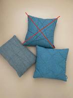 Sierkussens, Ophalen of Verzenden, Zo goed als nieuw, Blauw, Vierkant