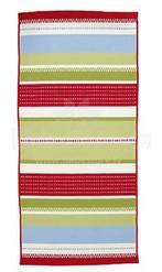 Vrolijk vloerkleed groen rood wit blauw, Ophalen of Verzenden, Rood, Rechthoekig, 200 cm of meer