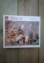 King Puzzel 1000 stukjes - Kittens in the Barn, Ophalen of Verzenden