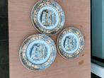Petrus Regout Borden - Drie Stuks, Antiek en Kunst, Antiek | Servies los, Ophalen of Verzenden
