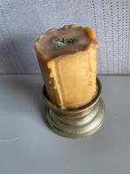 Vintage Kandelaar Aansteker Frankrijk 'Briquet Feu Follet', Gebruikt, Beige, Ophalen of Verzenden, Metaal
