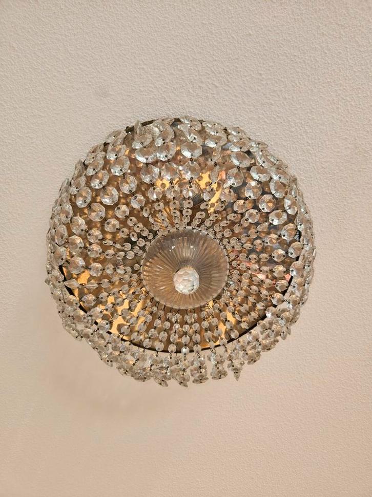Mooie Plafondlamp met Kristallen, Hobby en Vrije tijd, Modeltreinen | H0, Gebruikt, Overige typen, Gelijkstroom of Wisselstroom