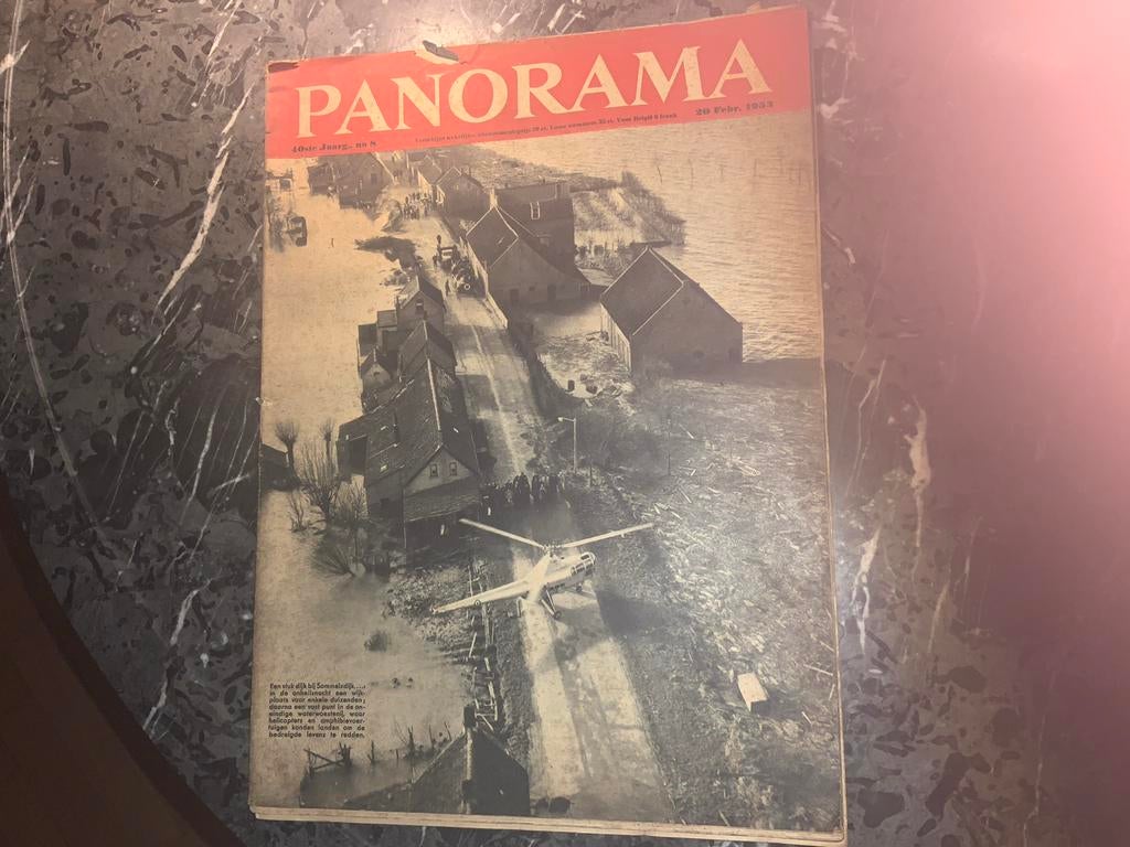 Panorama 20 februari 1953 - Watersnoodramp, Ophalen of Verzenden, Gelezen, Overige typen