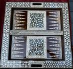 Uniek Handgemaakt Backgammon Bord – Parelmoer Ingelegd, Ophalen of Verzenden