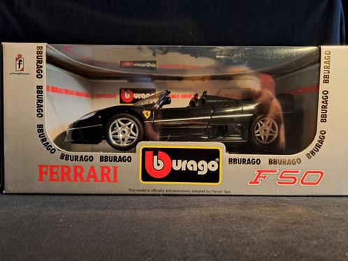 Ferrari F50 1:18 - 1995 - Black, Hobby en Vrije tijd, Modelauto's | 1:18, Nieuw, Auto, Bburago, Ophalen of Verzenden