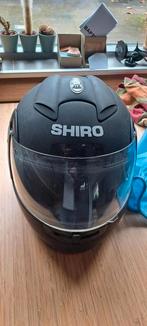 Shiro motor of scooterhelm, nauwelijks gebruikt, Overige merken, XS, Ophalen of Verzenden, Integraalhelm