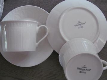 2 Villeroy & Boch Cellini Cappuccino Kop en Schotels beschikbaar voor biedingen
