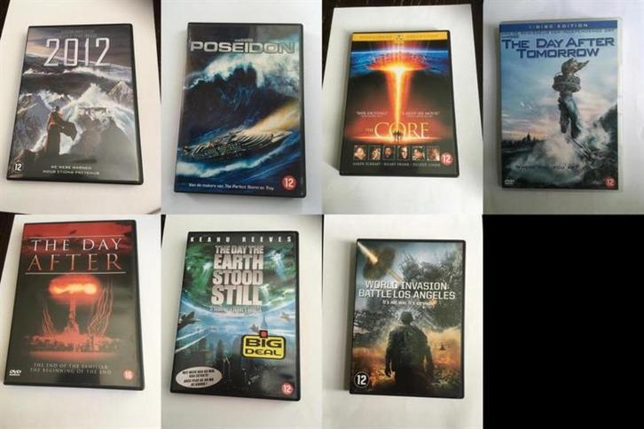 rampen disaster films diverse water dvd (7 stuks) OOK LOS, Cd's en Dvd's, Dvd's | Actie, Zo goed als nieuw, Alle leeftijden, Ophalen of Verzenden
