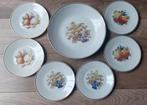 Vintage Bavaria fruit borden met bijpassende schaal, Ophalen of Verzenden, Zo goed als nieuw, Bord(en), Overige stijlen