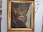 Schilderij op houten panelen, Antiek en Kunst, Kunst | Schilderijen | Klassiek, Ophalen