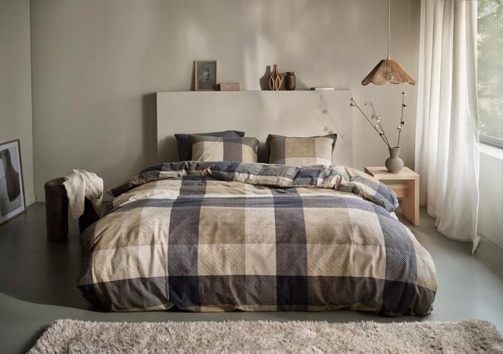 Beddinghouse DARIO flanel dekbedovertrek nu al SALEPRIJS, Huis en Inrichting, Slaapkamer | Beddengoed, Nieuw, Dekbedovertrek, Eenpersoons