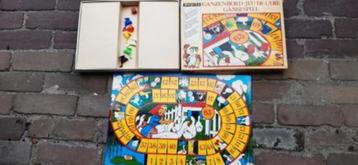 bordspel Oudhollands ganzenbord met kunststof ganzen beschikbaar voor biedingen