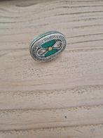 Antieke, Tibetaanse ring met Jade, maat 16.