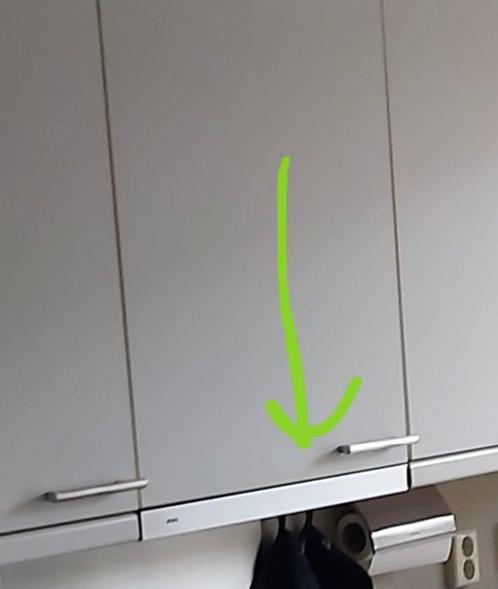 ATAG vlakscherm afzuigkap met ledverlichting, Witgoed en Apparatuur, Afzuigkappen, Zo goed als nieuw, Inbouw, Vlakschermkap, 200 tot 400 m³ per uur