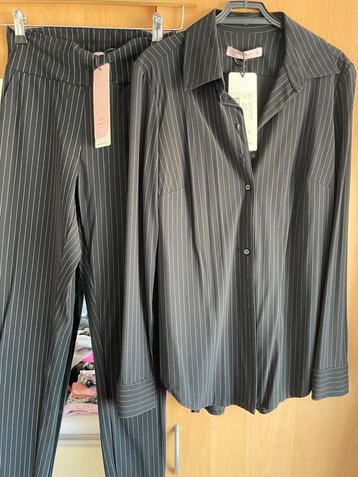 Studio Anneloes Pinestripe blouse en broek Nieuw beschikbaar voor biedingen