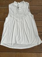 WITTE top / hempje wit met kant 40 / 42, Maat 38/40 (M), Verzenden, Wit, Zonder mouw