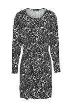 NIEUW! Trendy zwarte all over print jurk van Didi maat 42 44, Verzenden, Zwart, Maat 42/44 (L), Nieuw