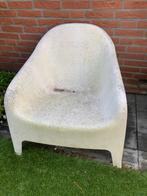 ‼️Gratis  ikea witte skarpo tuinstoel‼️, Tuin en Terras, Ophalen, Gebruikt, Kunststof, Stapelbaar