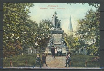 Amsterdam Vondelpark Vondel Ansichtkaart 933 jdu beschikbaar voor biedingen