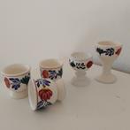 5 diverse eierdoppen boerenbont, Huis en Inrichting, Keuken | Servies, Gebruikt, Overige typen, Ophalen of Verzenden, Aardewerk