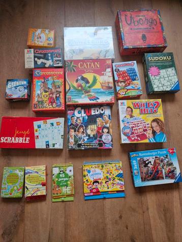 Leuke verzameling gezelschapsspellen Catan, carcassone beschikbaar voor biedingen