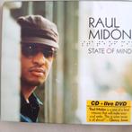 CD+ DVD Raul Midon - State of Mind, Ophalen of Verzenden, 1980 tot heden, Gebruikt, Blues