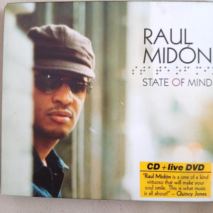 CD+ DVD Raul Midon - State of Mind, Cd's en Dvd's, Cd's | Jazz en Blues, Gebruikt, Blues, 1980 tot heden, Ophalen of Verzenden