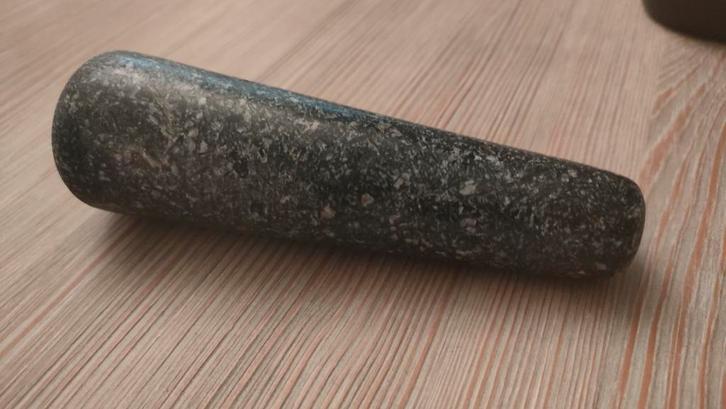 Zware marmeren vijzel met stamper – 13 cm – NIEUW, Huis en Inrichting, Keuken | Keukenbenodigdheden, Nieuw, Ophalen of Verzenden