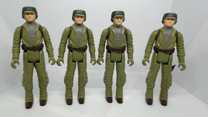 Vintage Star Wars Rebel Commando 4x, Verzamelen, Star Wars, Gebruikt, Actiefiguurtje, Ophalen