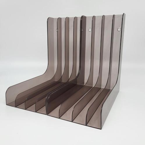 Gustavsberg Style Records Holder Vinyl LP Record Stand Grijs, Cd's en Dvd's, Vinyl | Overige Vinyl, Gebruikt, 12 inch, Ophalen of Verzenden