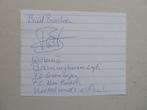 Handtekening. Bud.Brocken.  Willem. II, Ophalen of Verzenden, Zo goed als nieuw, Willem II, Overige typen