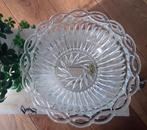 Vintage schaal - made in italy by decor cristallerie, Schaal, Rond, Ophalen of Verzenden, Glas