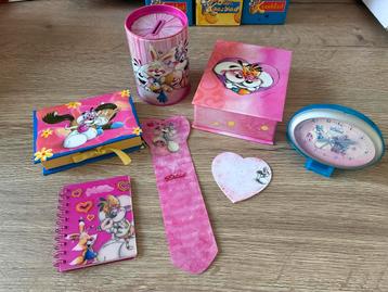 Diddl Spaarpot, Klokje & Schrijfwaren Set beschikbaar voor biedingen