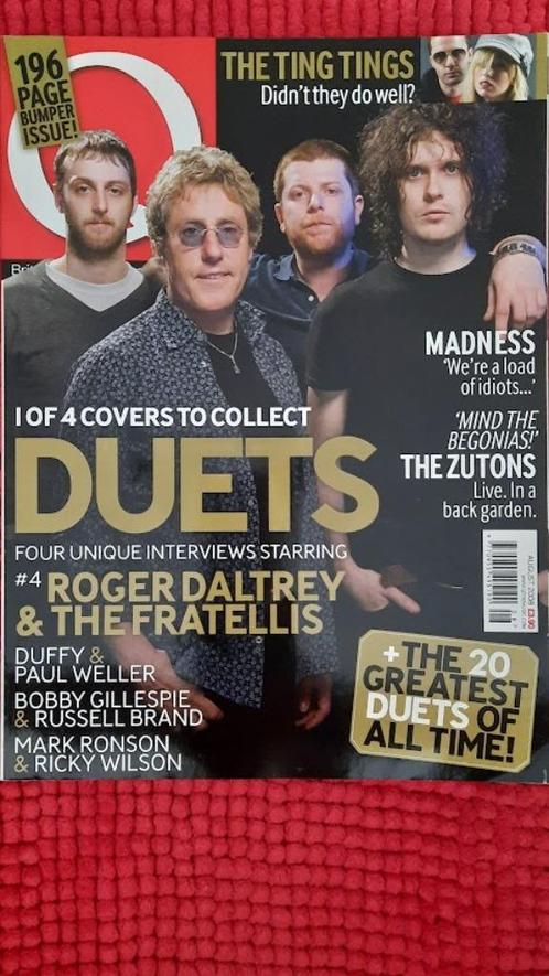 Q 8-2008 Fratellis Roger Daltrey Madness The Zutons The 20 g, Boeken, Tijdschriften en Kranten, Zo goed als nieuw, Muziek, Film of Tv