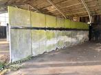 38 stuks beton keerwanden van 300 cm  hoog (sleufsilo wand), Ophalen, Gebruikt