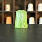 Vingerhoedje Ullmann kristal groen (138), Ophalen of Verzenden, Zo goed als nieuw, Buitenland