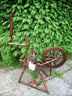 Ariadne spinnewiel met 3 spoelen en vlasstok spinnen schapen, Ophalen, Gebruikt, Spinnewiel