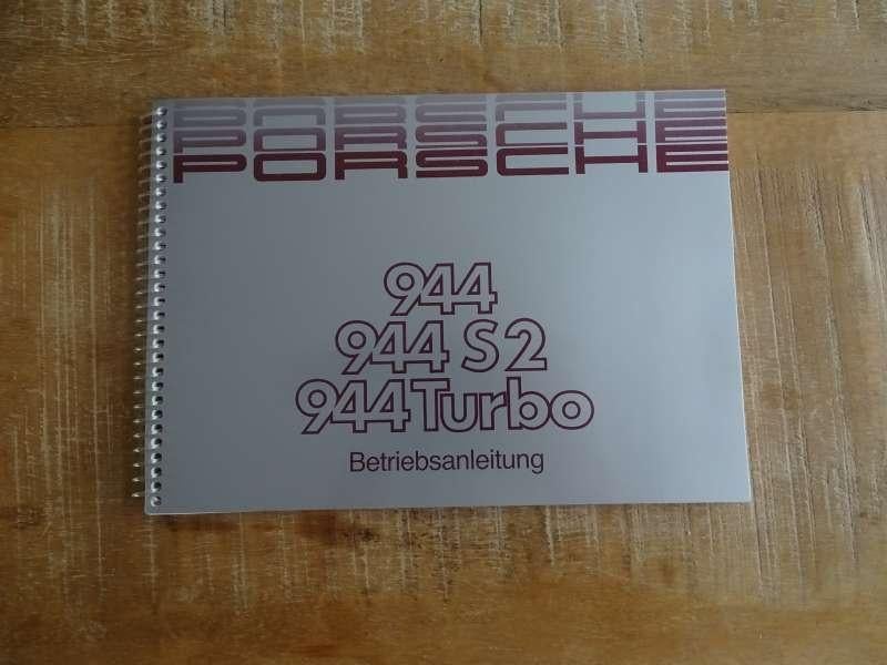 Porsche 944-944 S2-944 Turbo - Handleiding Betriebsanleitung, Auto diversen, Handleidingen en Instructieboekjes, Verzenden