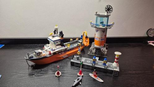 Lego set 7739 Kustwacht centralen en boot, Kinderen en Baby's, Speelgoed | Duplo en Lego, Zo goed als nieuw, Lego, Complete set