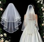 Nieuwe bruidssluier, Verzenden, Nieuw, Wit, Accessoires