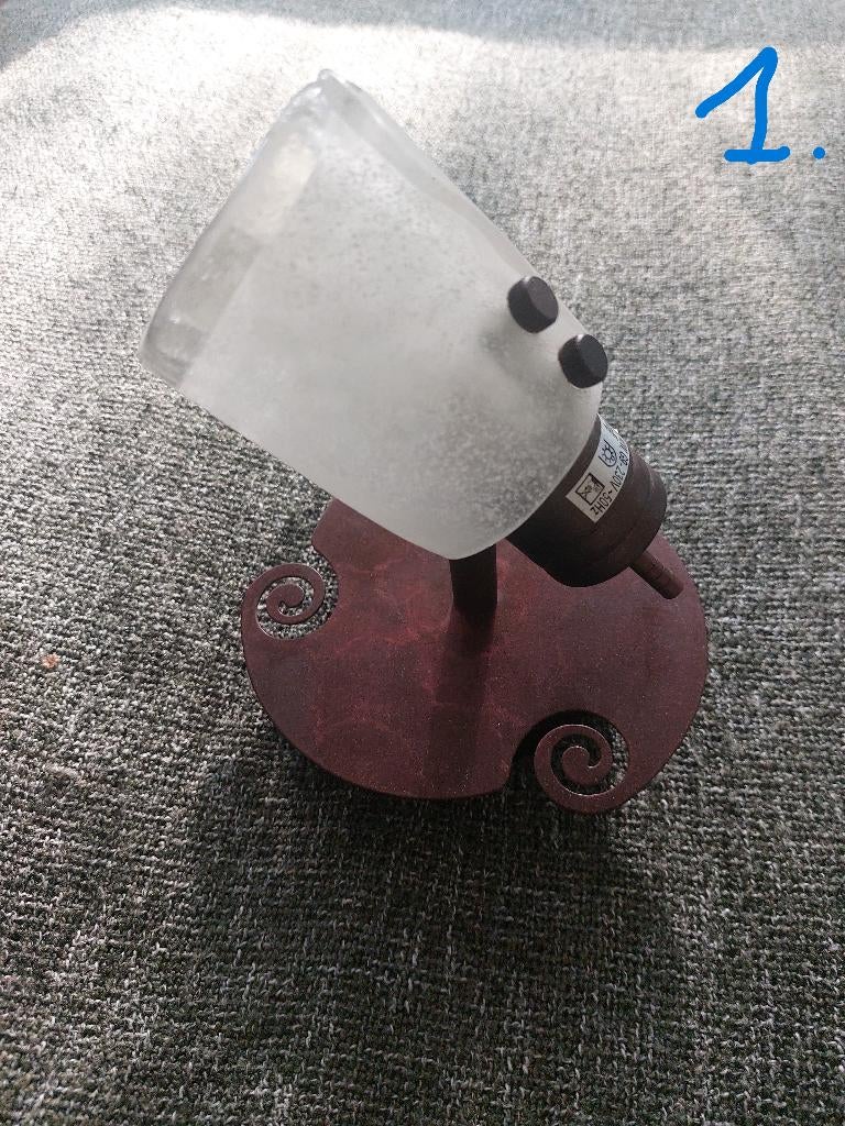 Lampen / lamps, Vintage / industrial / IKEA, Ophalen of Verzenden, Zo goed als nieuw, Glas